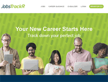 Tablet Screenshot of jobstrackr.com